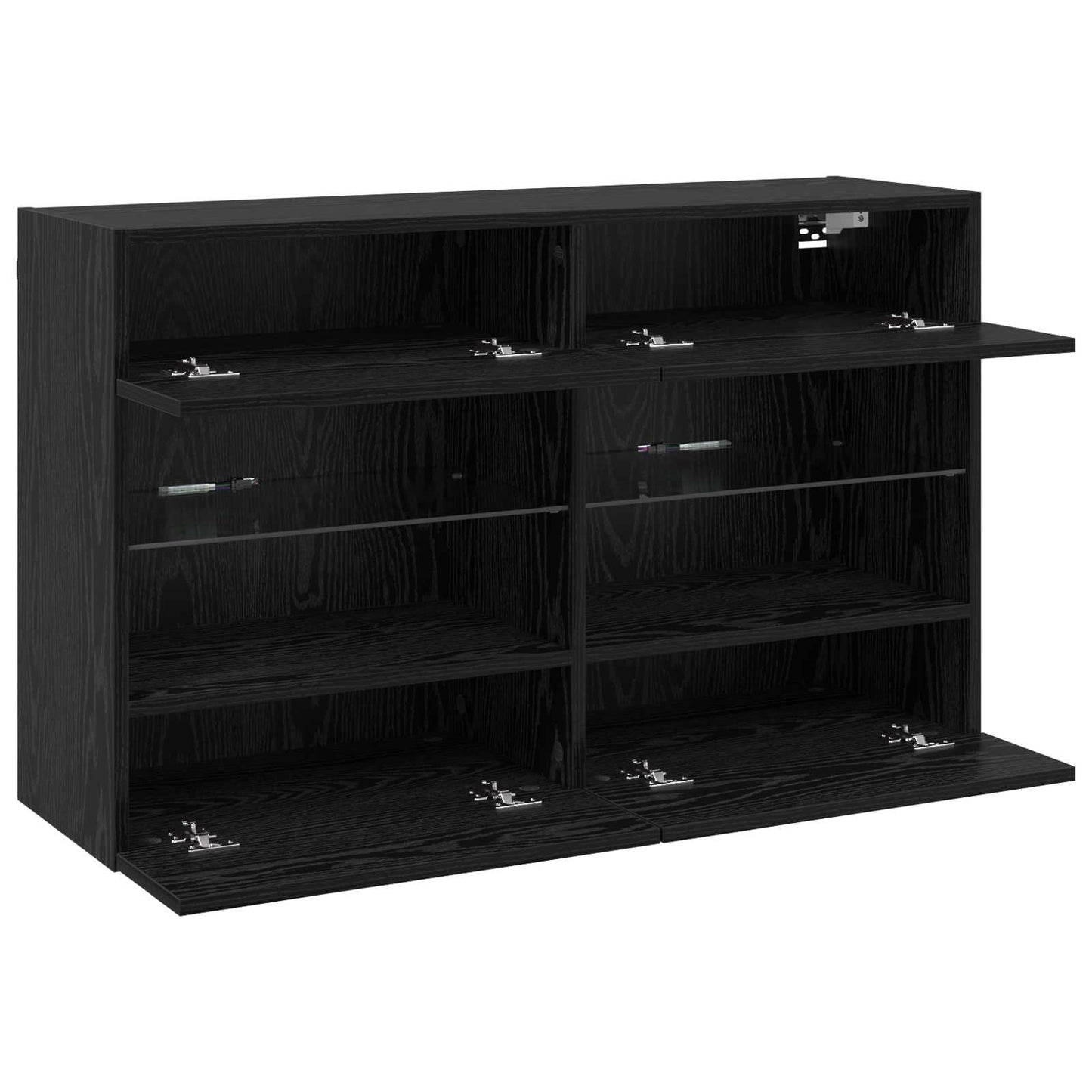 Mueble De Tv Montado En La Pared Con Led