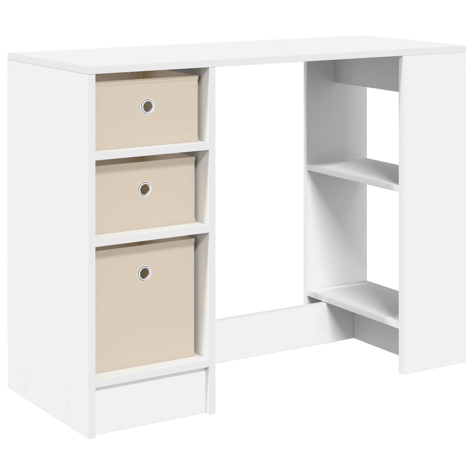 Escritorio Con Cajón 100 X 40 X 75 Cm Madera De Ingeniería