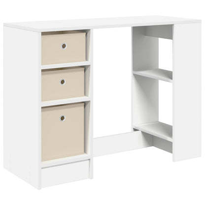 Escritorio Con Cajón 100 X 40 X 75 Cm Madera De Ingeniería