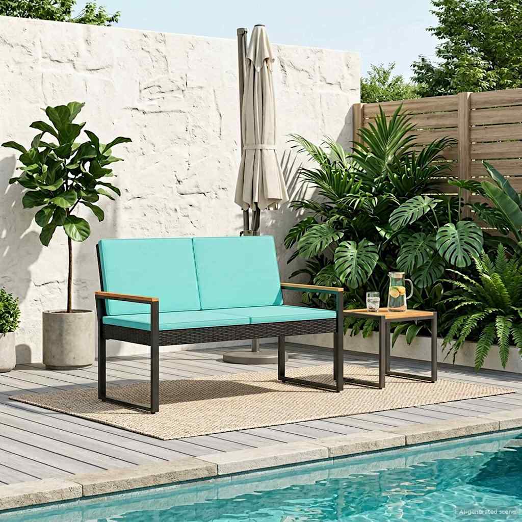 Banco De Exterior 2 -Seater 107 X 61 X 80 Cm Ratán Sintético