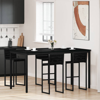 Mesa De Barra De Pie Madera De Ingeniería Cuadrado