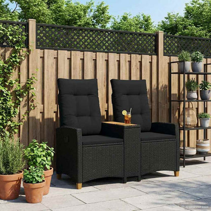 Banco Reclinable Con Mesa 2 -Seater 126 X 65 X 112 Cm