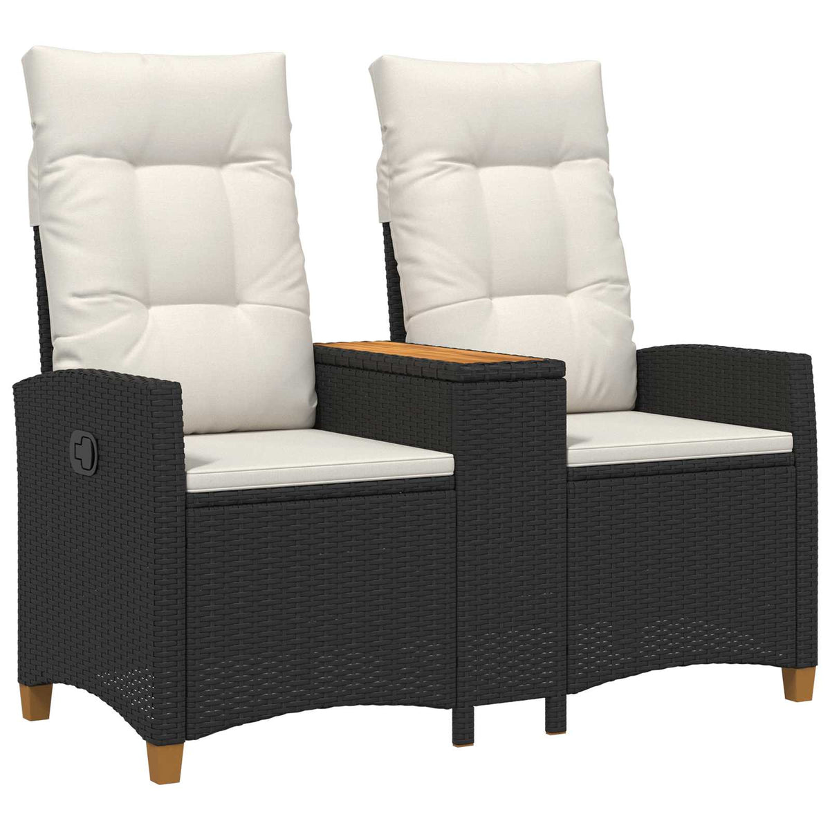 Banco Reclinable Con Mesa 2 -Seater 126 X 65 X 112 Cm