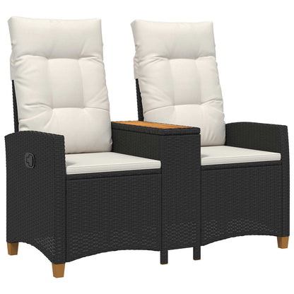 Banco Reclinable Con Mesa 2 -Seater 126 X 65 X 112 Cm