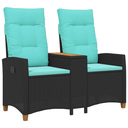 Banco Reclinable Con Mesa 2 -Seater 126 X 65 X 112 Cm