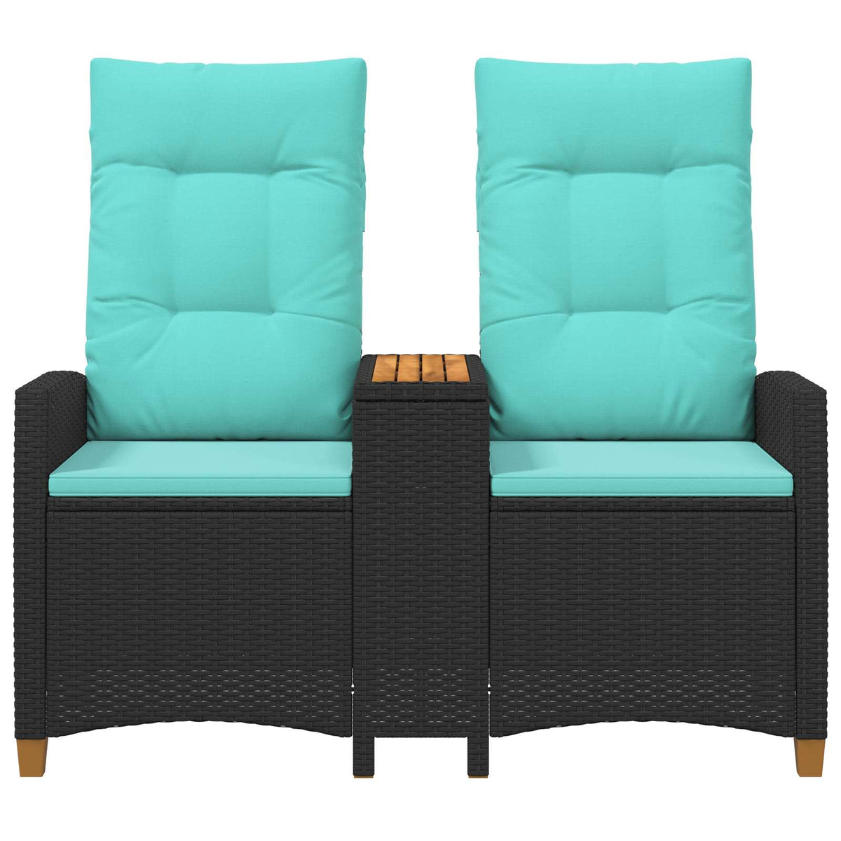 Banco Reclinable Con Mesa 2 -Seater 126 X 65 X 112 Cm