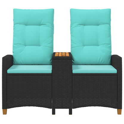Banco Reclinable Con Mesa 2 -Seater 126 X 65 X 112 Cm