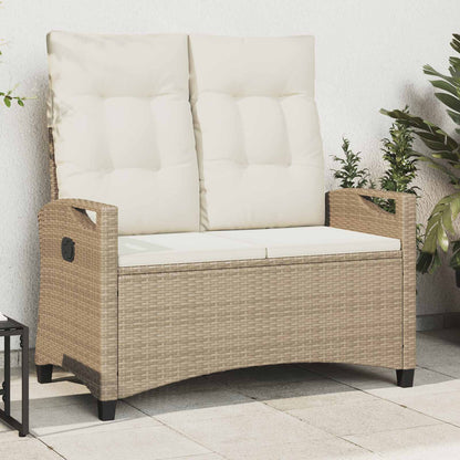 Banco De Jardín Con Almohada 105 X 60 X 112 Cm Acero