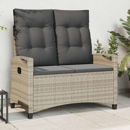 Banco De Jardín Con Almohada 105 X 60 X 112 Cm Acero