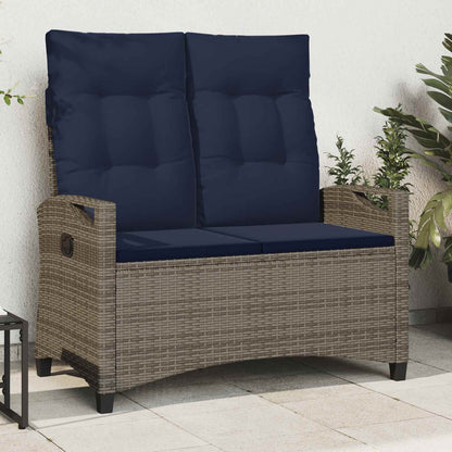 Banco De Jardín Con Almohada 105 X 60 X 112 Cm Acero
