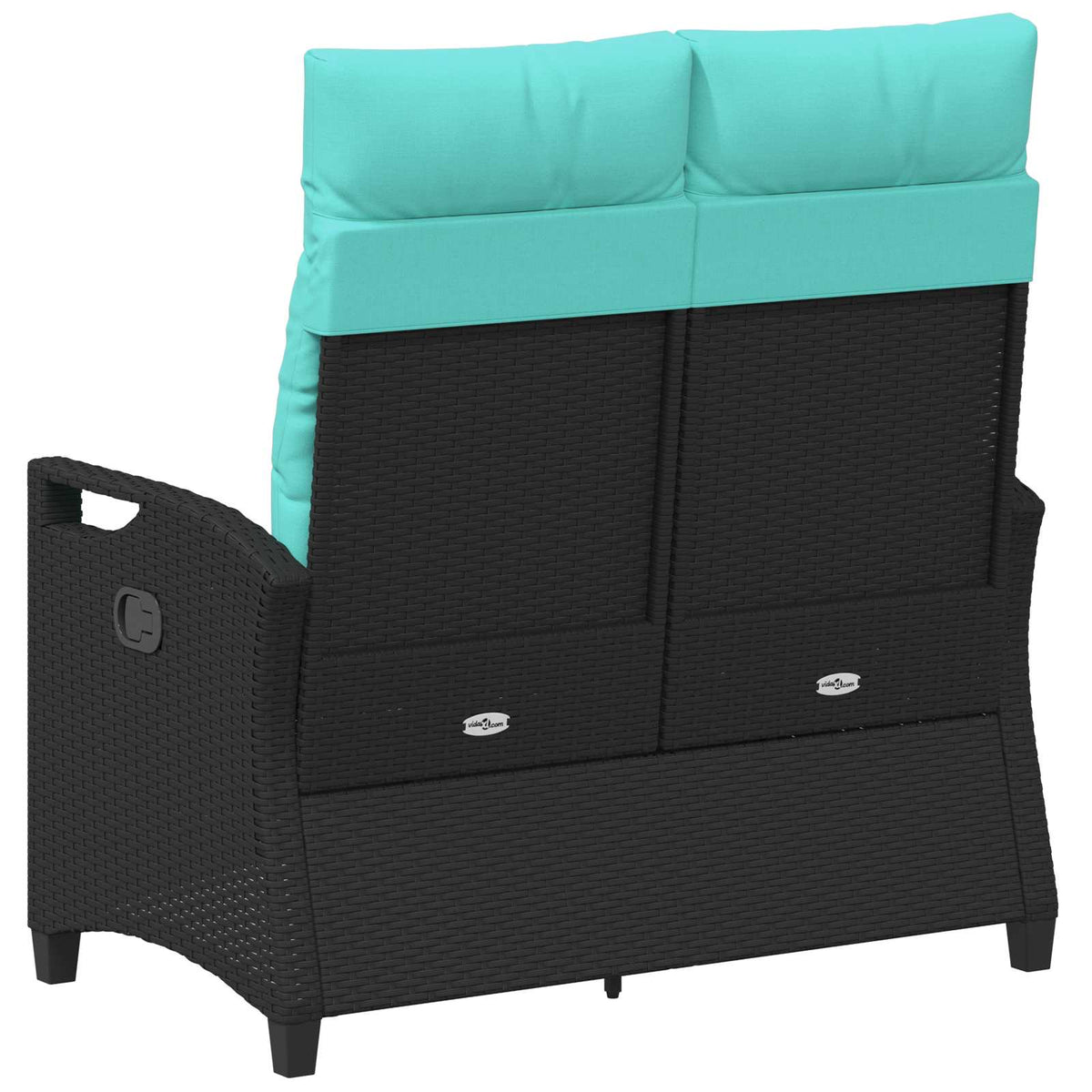 Banco De Jardín Con Almohada 105 X 60 X 112 Cm Acero