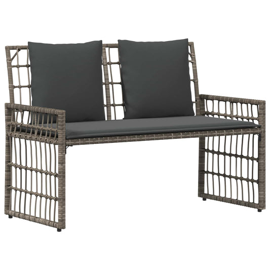 Banco De Exterior 2 -Seater 116 X 55 X 82 Cm Acero Y Poliratán