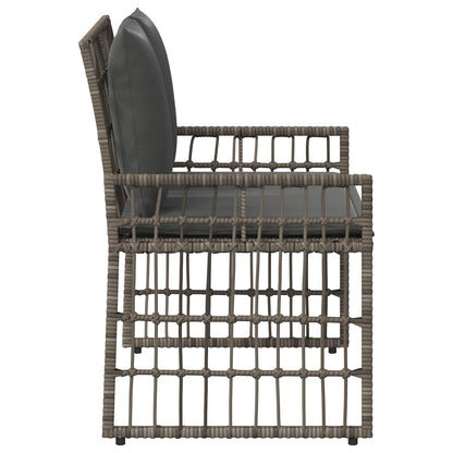 Banco De Exterior 2 -Seater 116 X 55 X 82 Cm Acero Y Poliratán