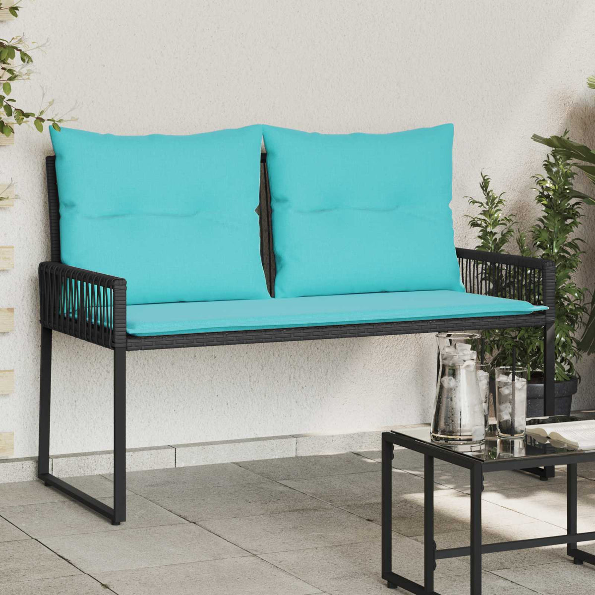 Banco De Exterior 2 -Seater 4 Uds. 110 X 59 X 82 Cm Rectangular