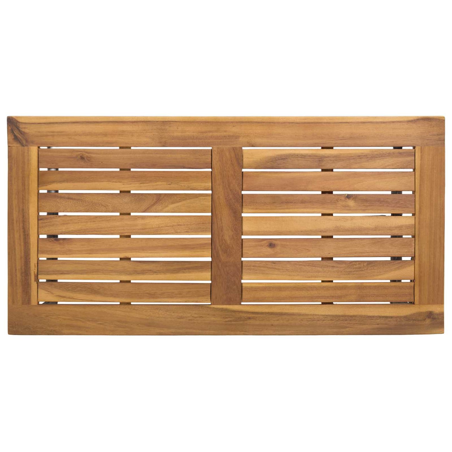 Mesa De Exterior Y Marrón 80 X 40 X 40 Cm Ratán Sintético