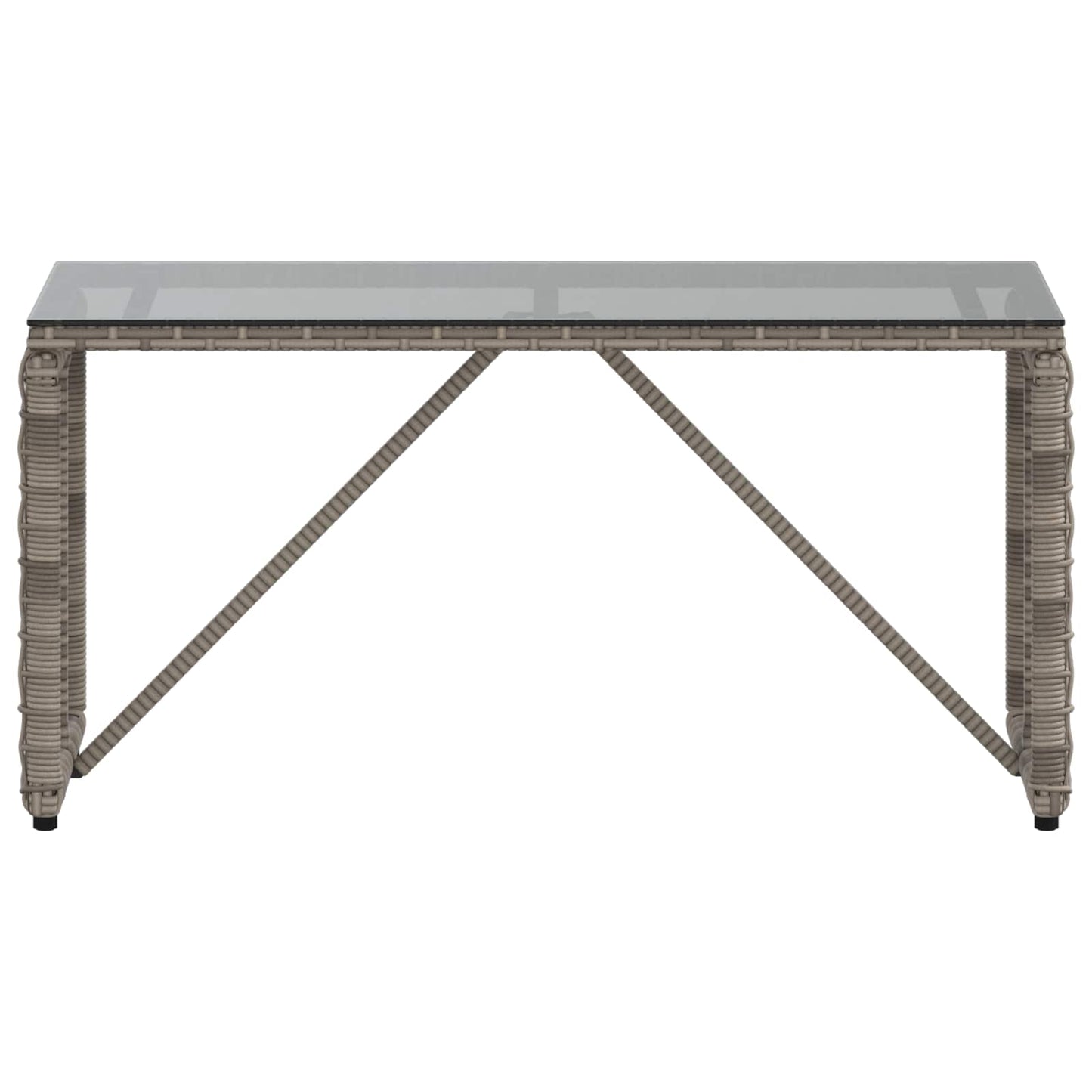 Mesa De Exterior Y Negro 80 X 40 X 40 Cm