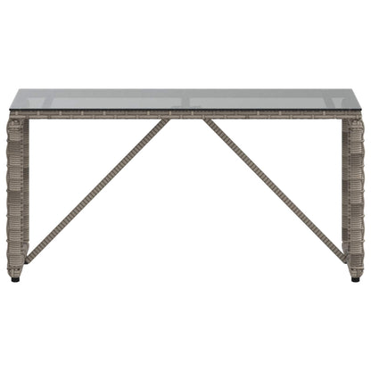Mesa De Exterior Y Negro 80 X 40 X 40 Cm