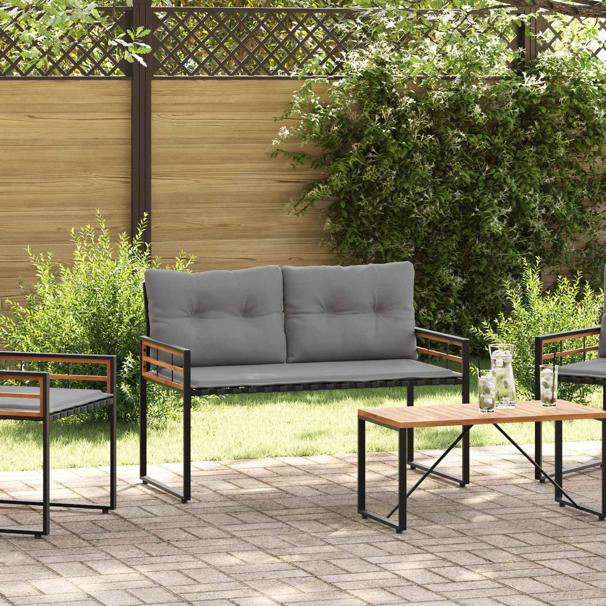 Banco De Capa De Madera 114 X 55 X 77 Cm Rectangular