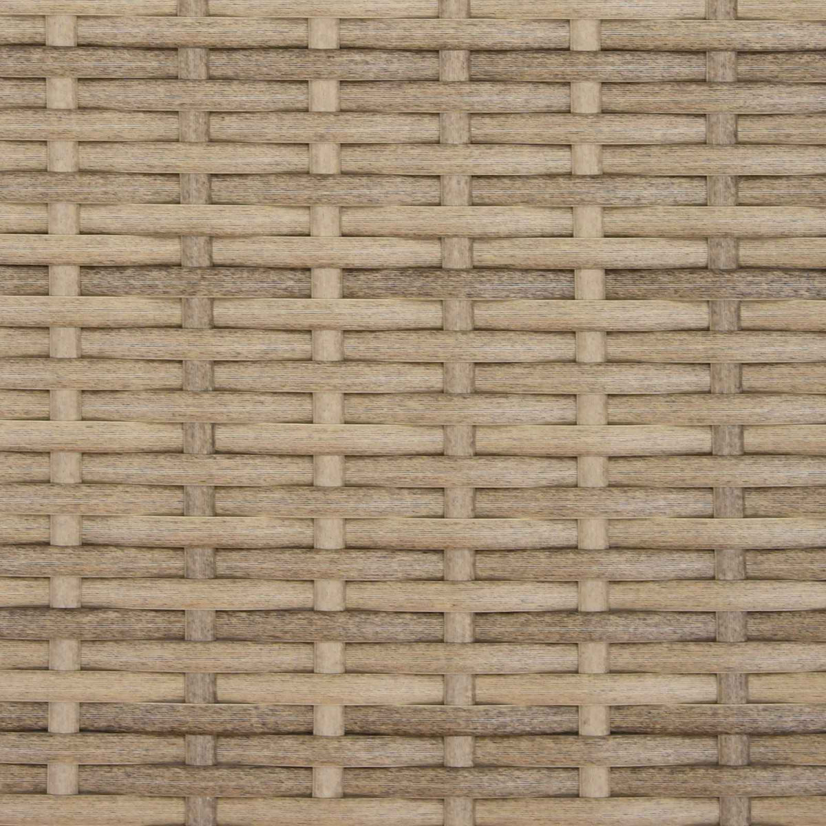 Banco Con Cojín Beige Y Crema 115 X 65 X 72 Cm Ratán