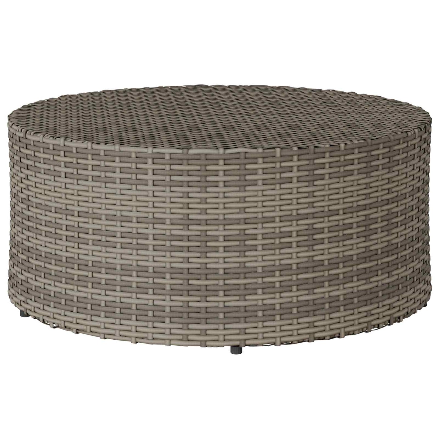 Mesa De Café Para Exterior Ø 68 X 30 Cm Ratán Sintético