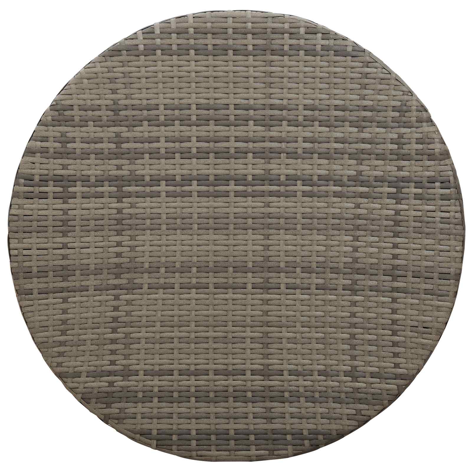 Mesa De Café Para Exterior Ø 68 X 30 Cm Ratán Sintético