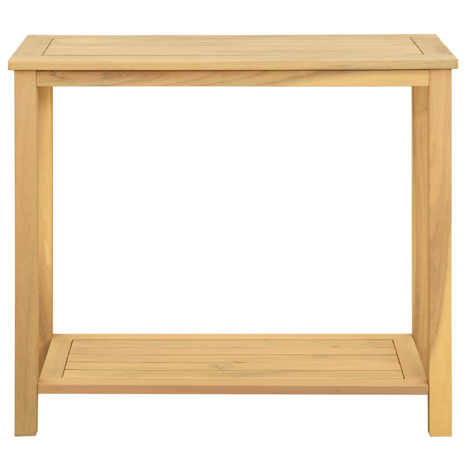 Mesa Consola De Jardín Con Estante
