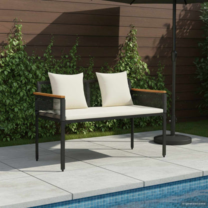 Banco De Exterior 2 -Seater 117 X 54 X 74.5 Cm Ratán Sintético