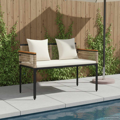 Banco De Exterior 2 -Seater 117 X 54 X 74.5 Cm Ratán Sintético