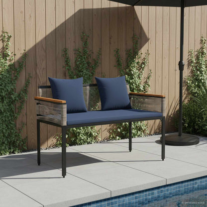 Banco De Exterior 2 -Seater 117 X 54 X 74.5 Cm Ratán Sintético