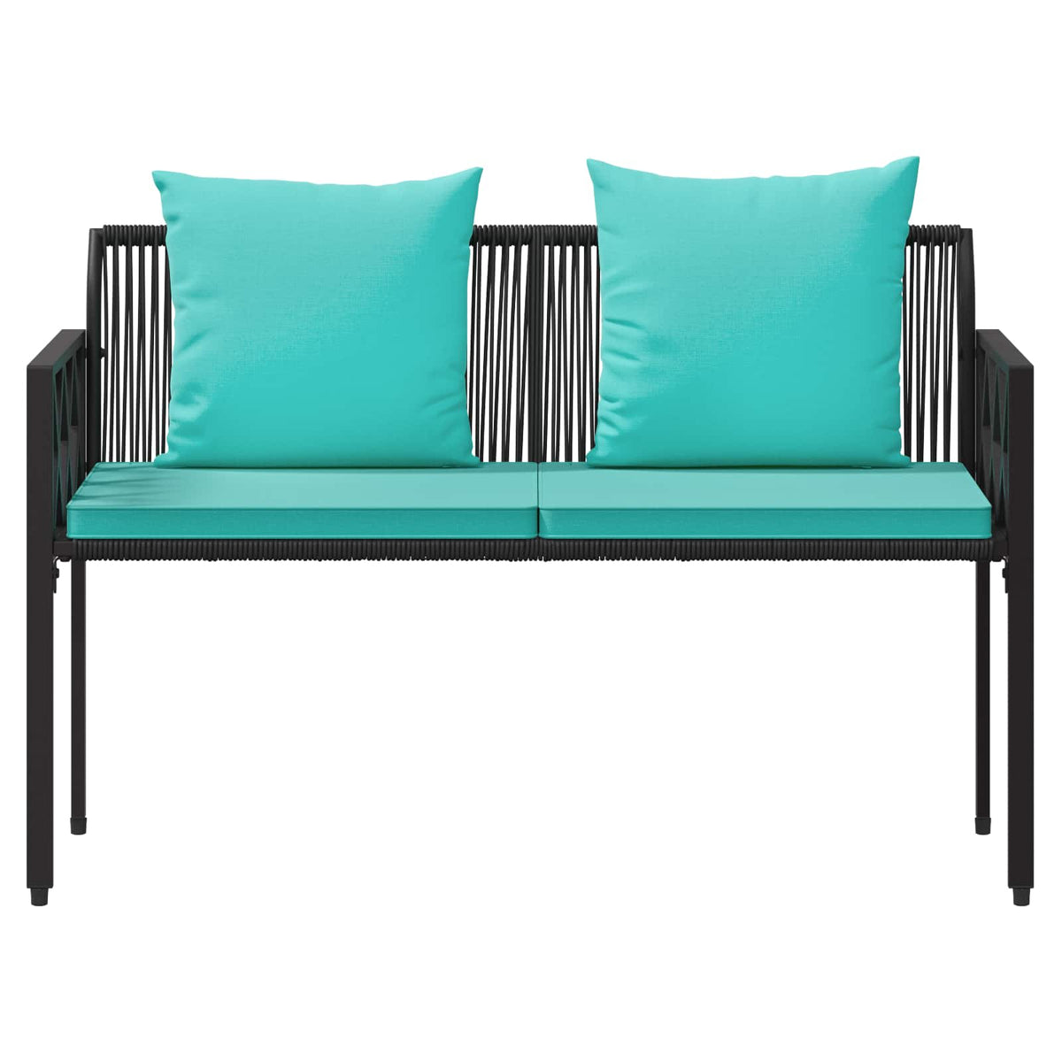 Bancos De Exterior 2 -Seater 116 X 56 X 75 Cm Ratán Sintético