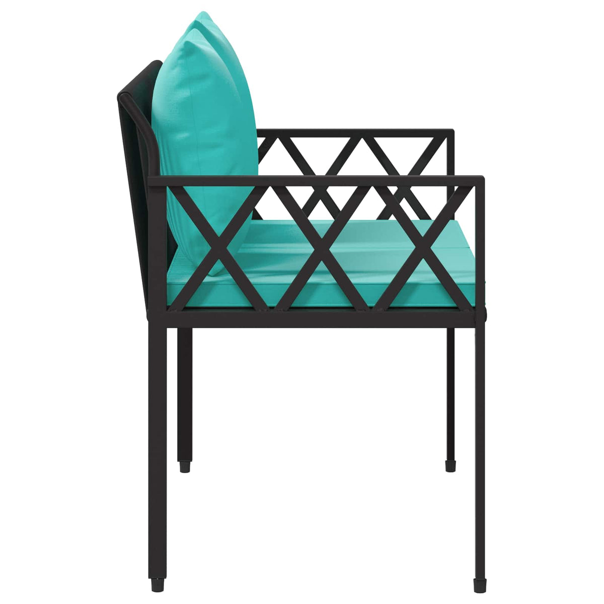 Bancos De Exterior 2 -Seater 116 X 56 X 75 Cm Ratán Sintético