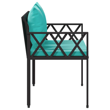 Bancos De Exterior 2 -Seater 116 X 56 X 75 Cm Ratán Sintético
