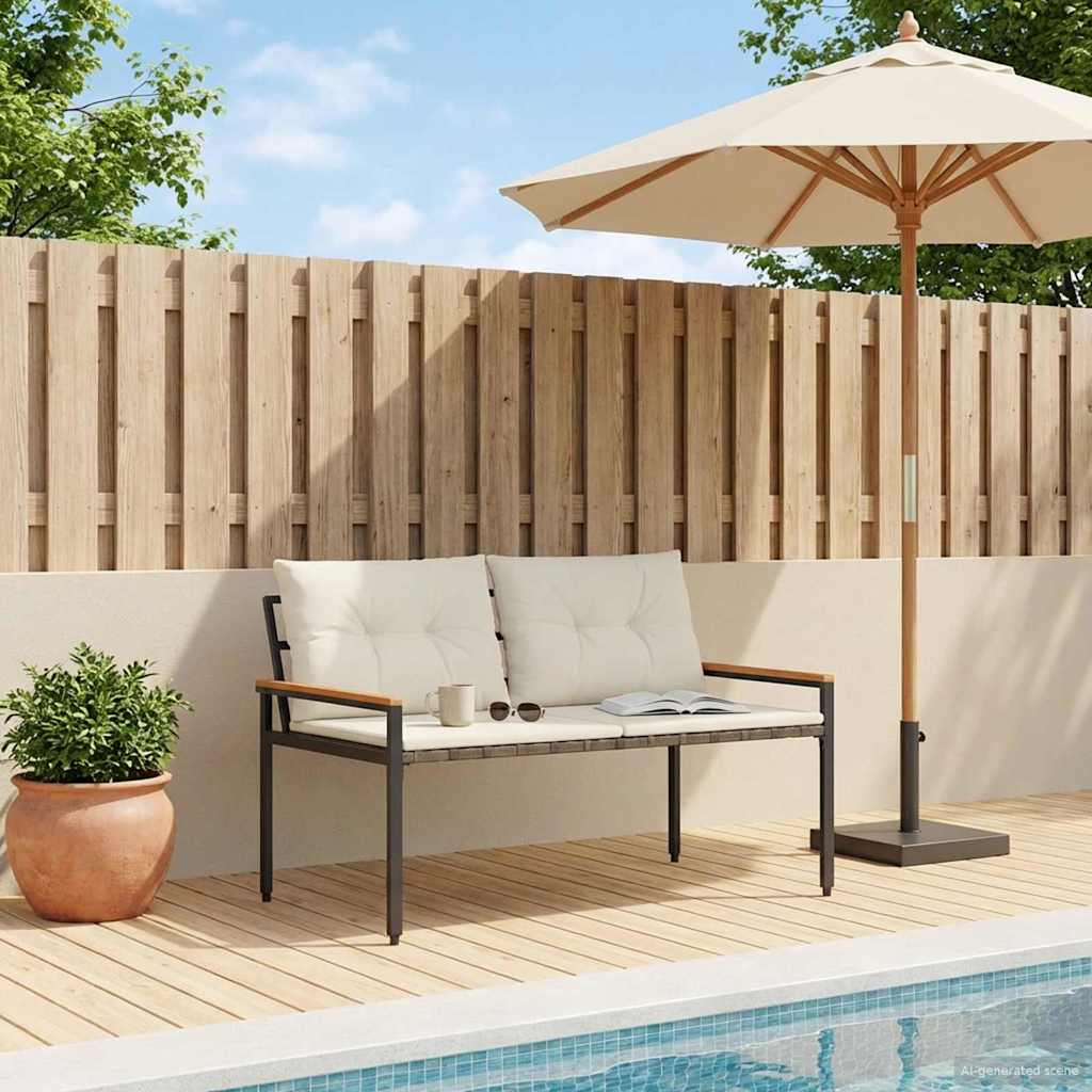 Banco De Exterior 2 -Seater 116 X 67,5 X 72 Cm Ratán Sintético