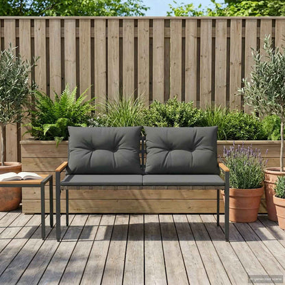 Banco De Exterior 2 -Seater 116 X 67,5 X 72 Cm Ratán Sintético