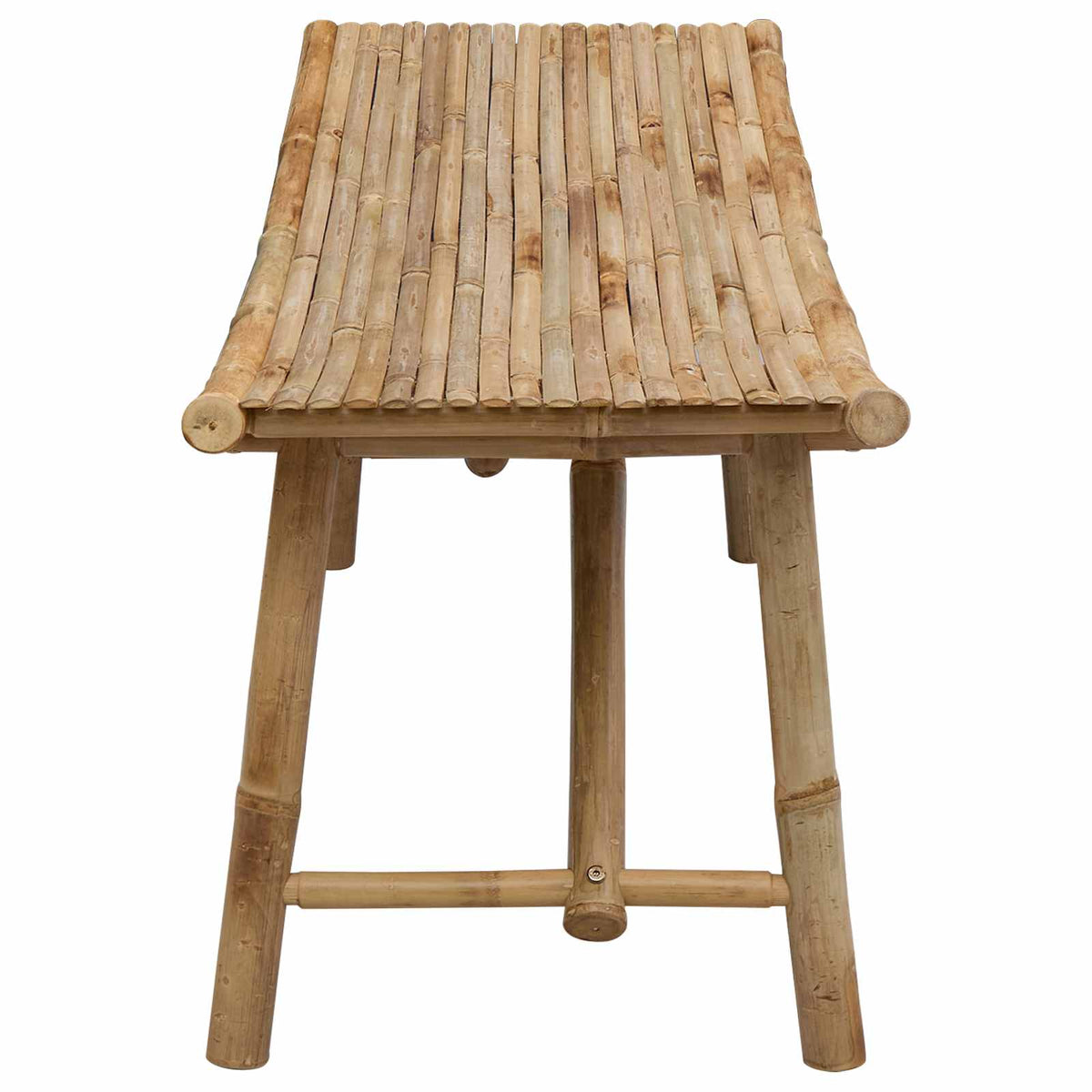 Banco De Jardín 110 X 45 X 50 Cm Bambú Natural Rectangular