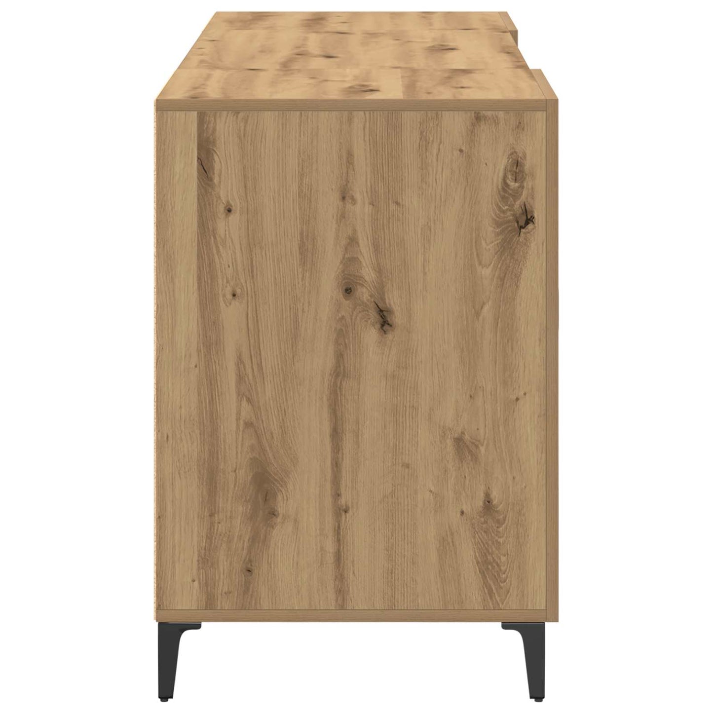 Escritorio Roble Artesanal Madera De Ingeniería