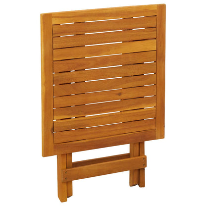 Recliner Y Tumbona Plegable 2 Pcs Madera De Acacia Sólida