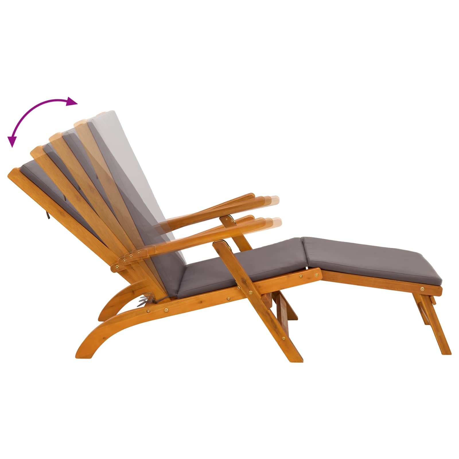 Recliner Y Tumbona Plegable 3 Pcs