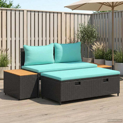 Conjunto De Sofás De Exterior 4 -Seater 4 Uds. 55 X 30 X 39 Cm