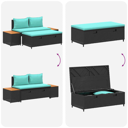 Conjunto De Sofás De Exterior 4 -Seater 4 Uds. 55 X 30 X 39 Cm