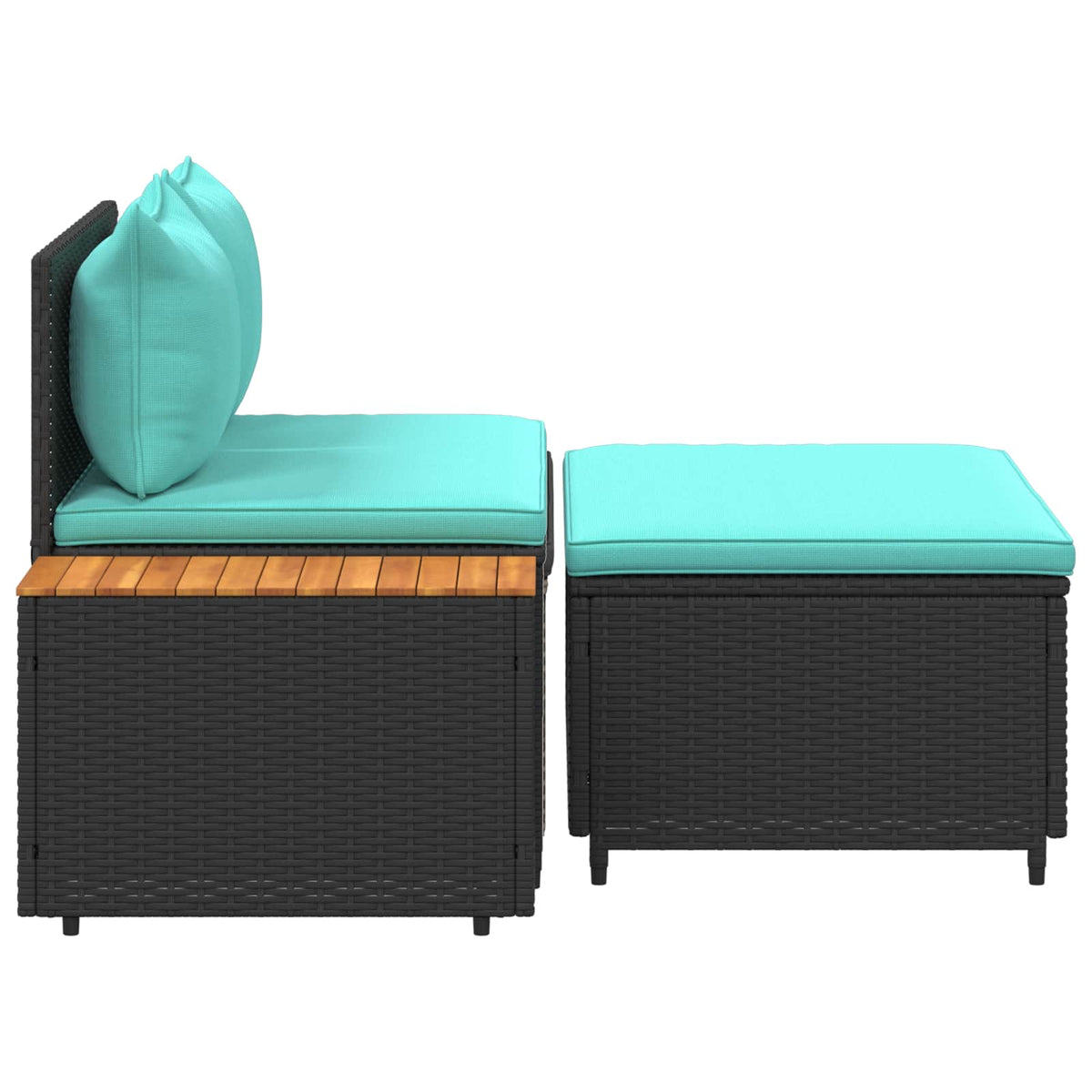 Conjunto De Sofás De Exterior 4 -Seater 4 Uds. 55 X 30 X 39 Cm