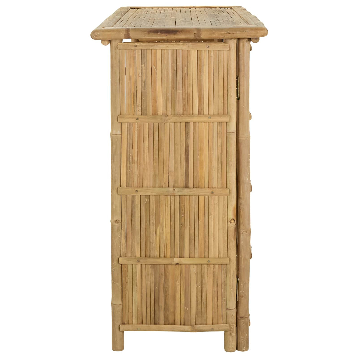 Mesa De Bar Exterior Natural 115 X 55 X 105 Cm Bambú