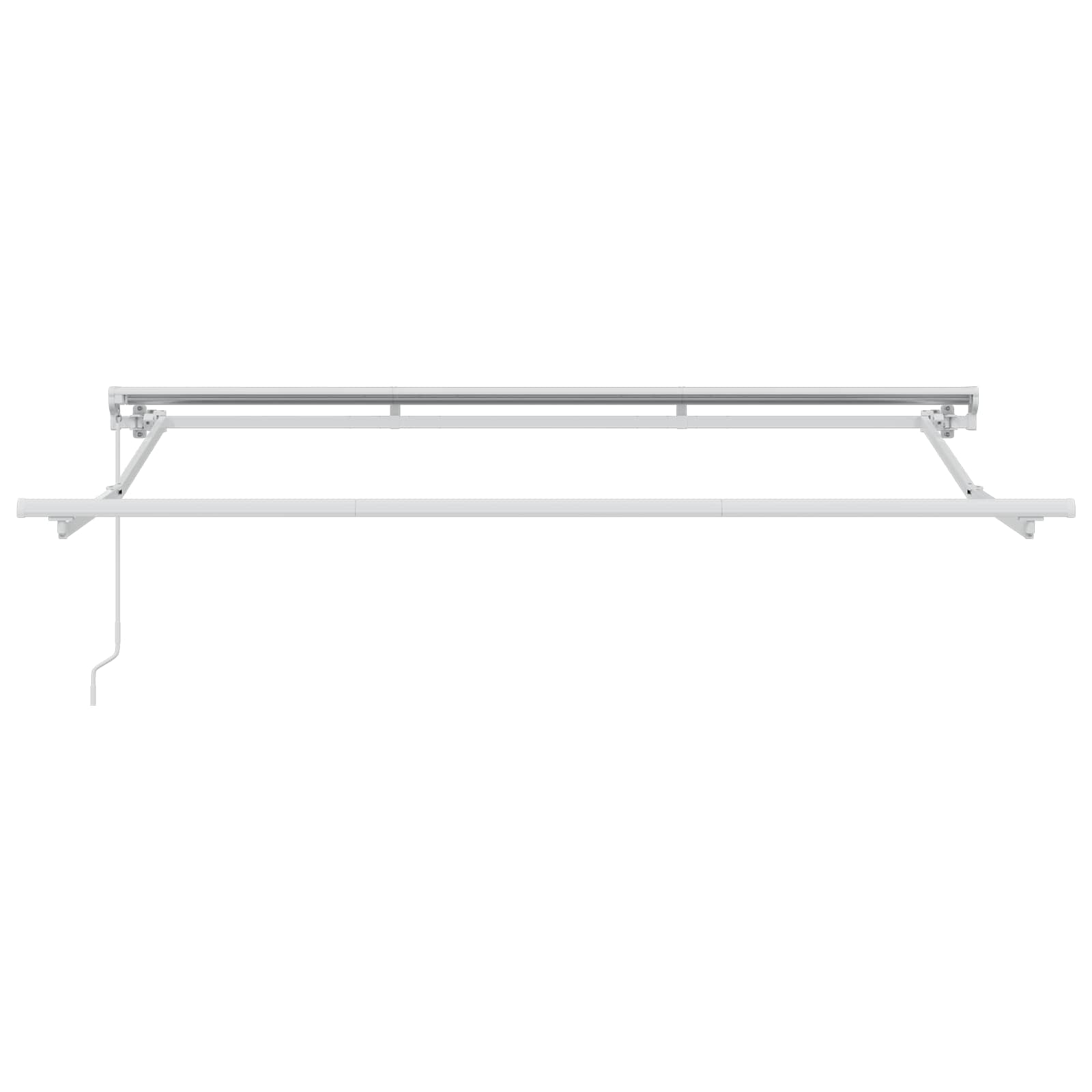 Estructura De Toldo Manual Ajustable 3 X 2,5 M Acero