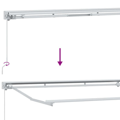 Estructura De Toldo Manual Ajustable 4,5 X 3,5 M Acero