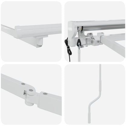 Estructura De Toldo Retráctil Eléctrico 3 X 2,5 M Acero