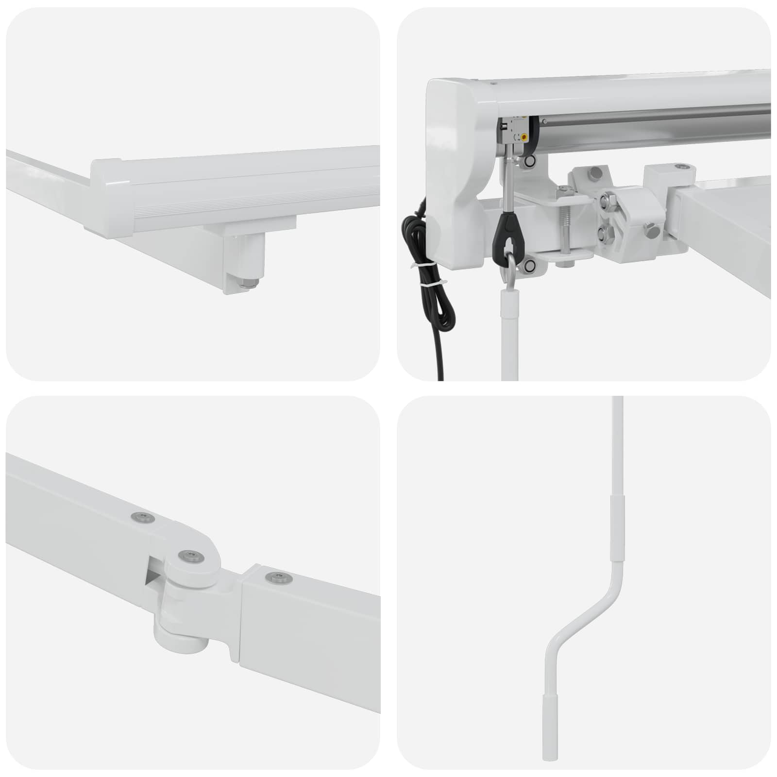 Estructura De Toldo Retráctil Eléctrico 5 X 3,5 M Acero