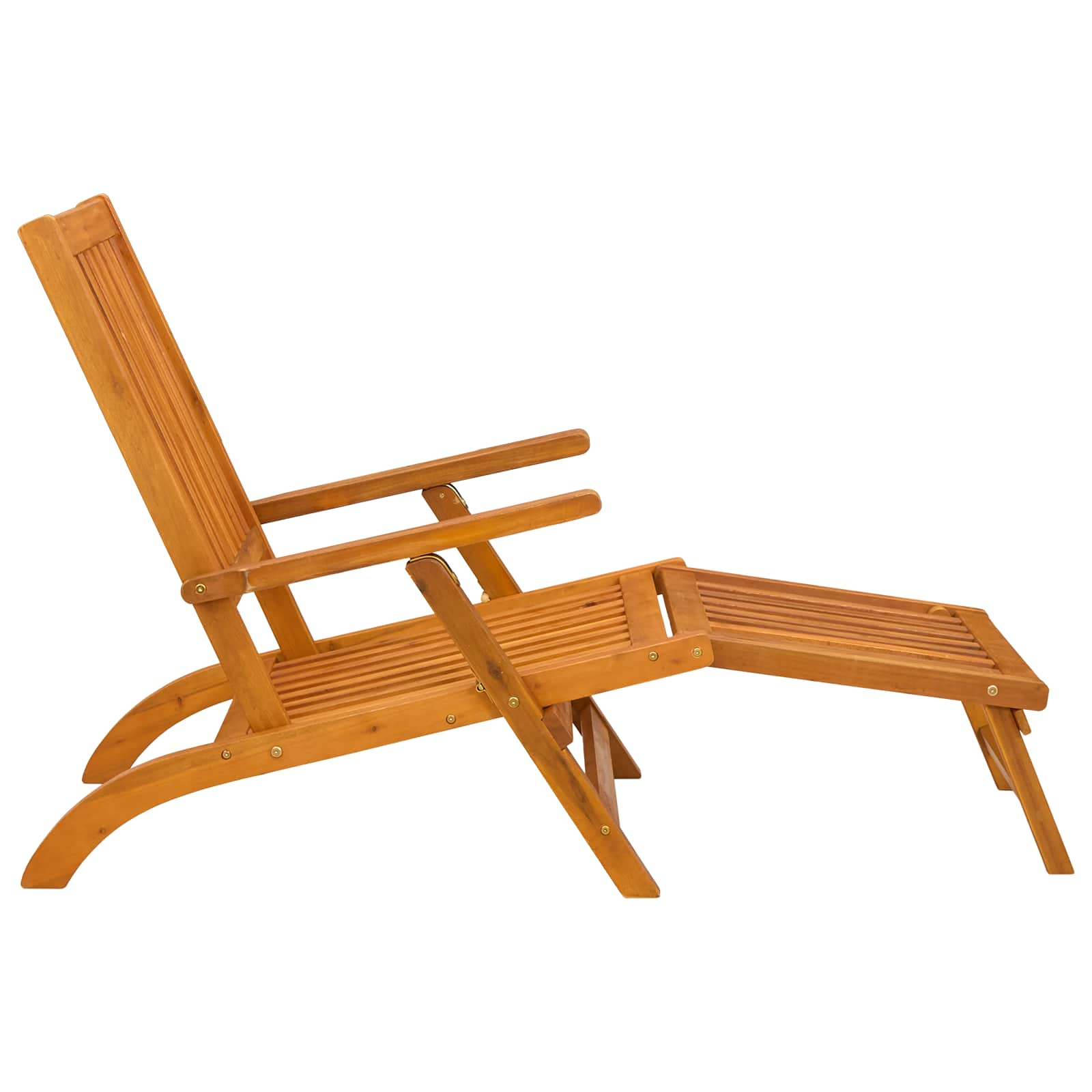 Recliner Y Tumbona Plegable 2 Pcs 55 X 146 X 91 Cm