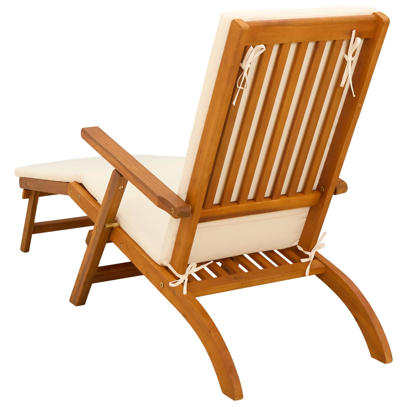 Recliner Y Tumbona Plegable 2 Pcs 55 X 146 X 91 Cm