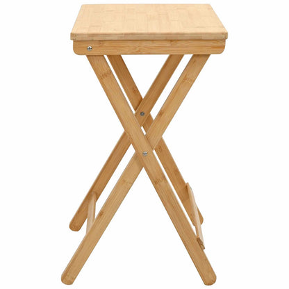 Mesa De Cocina Manual Natural 40 X 30 X 53,5 Cm Bambú