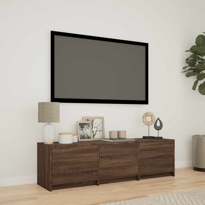 Mueble De Tv Con Led Con Led 165 X 34 X 40 Cm